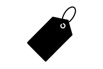 price tag silhouette vector, price tag symbol