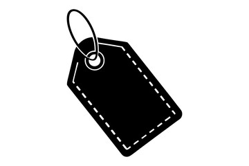 price tag silhouette vector, price tag symbol