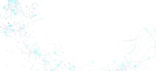Abstract background with light blue network connections and white space. Perfect for technology, digital, or communication concepts.