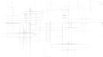 Seamless White Blueprint Crosses Texture Isolated on White Background