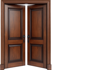 Classic Wooden Double Doors
