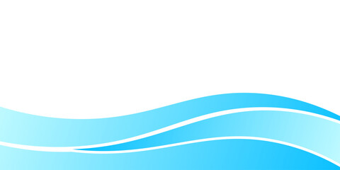 Abstract blue wavy business style background