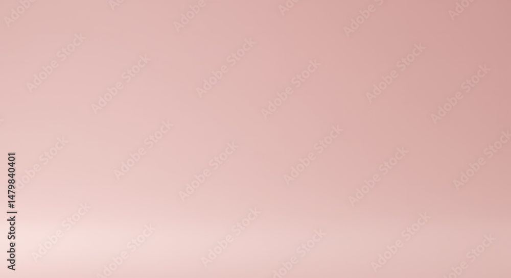Poster minimalistic powder pink backdrop with subtle depth in studio lighting effect