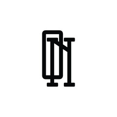 ON monogram logo design letter text name symbol monochrome logotype alphabet character simple logo