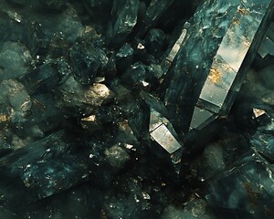 Dark crystalline cluster