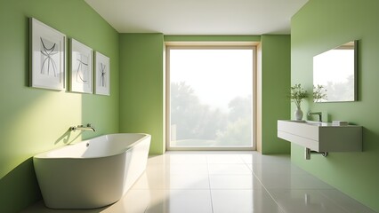 Bathroom Design Showcasing Modern Elegance
