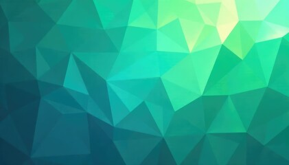 Obraz premium Subtle geometric pattern in calming blues and greens, repeat, digital, abstract