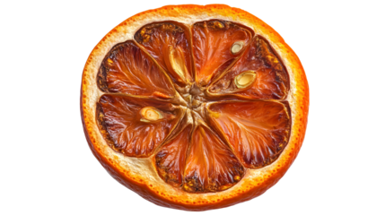 Fresh Bitter Orange Isolated on White Background for Professional Designs