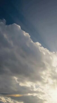 Fast Moving Clouds in the Sky