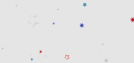 Beautiful image of colorful stars perfect for holiday designs, invitations, and more.