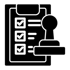 Notary Icon # Notary Pack Themes # Solid Style