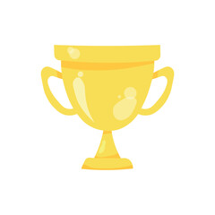 Vector illustration of trophy cup