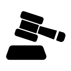 Gavel Icon # Notary Pack Themes # Solid Style