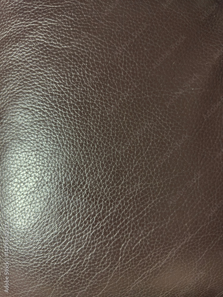Poster high-resolution image of dark brown leather texture. perfect for backgrounds, websites, and design p