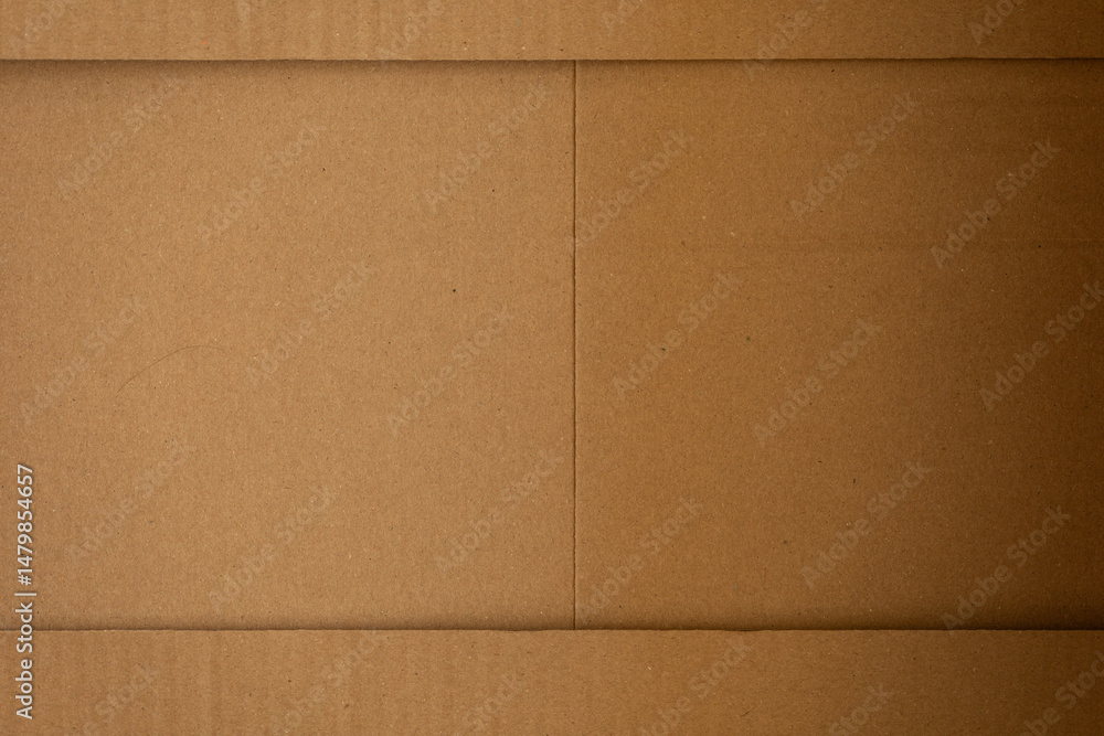 Poster High-resolution image of brown cardboard texture, perfect for backgrounds and design projects.
