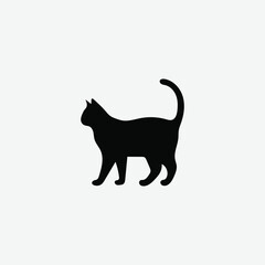 Discover stunning minimalist black cat silhouette art. Perfect for animal lovers seeking elegant, modern cat profiles. Shop unique prints today