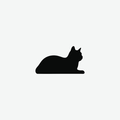 Discover stunning minimalist black cat silhouette art. Perfect for animal lovers seeking elegant, modern cat profiles. Shop unique prints today
