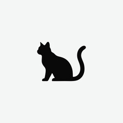 Discover stunning minimalist black cat silhouette art. Perfect for animal lovers seeking elegant, modern cat profiles. Shop unique prints today