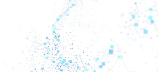 Modern technology background.  Digital network, data flow, connection concept.