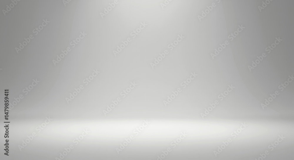 Poster studio backdrop with diffused illumination providing clean blank canvas