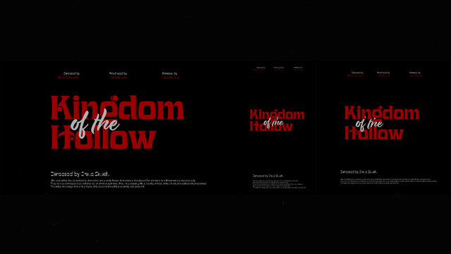 Cinematic Film Title Card, Movie Poster Typography Overlay 202 | Fully Modular Editable Layouts & Easy Text Animator Control to Create Custom Text Animations Without KeyFrames