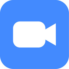 Video Call Icon in Blue