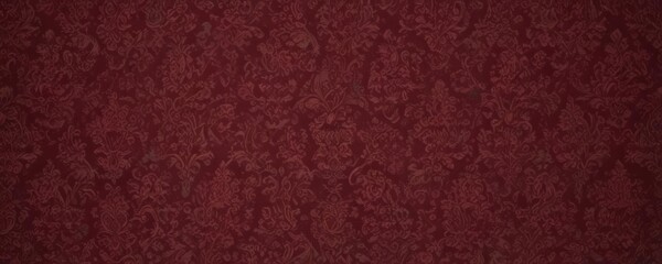 Rich burgundy damask wallpaper, intricate detailing,  classic,  wallpaper texture,  elegant design