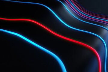 Vibrant Light Streams in an Infinite Dark