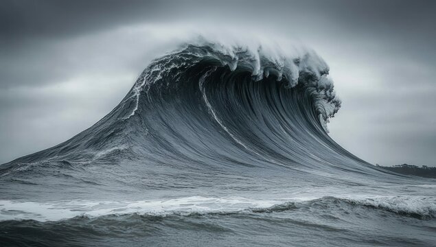 Massive ocean wave