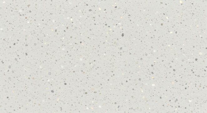 A detailed white terrazzo texture showing a speckled pattern for backgrounds and design needs.