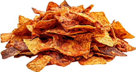 Spicy Tortilla Chips Pile