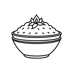 vector illustration of a cupcake