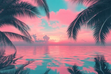 Tropical Sunset Seascape