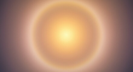 Abstract Warm toned Light Orb Glowing Circle Soft Pastel Gradient Background