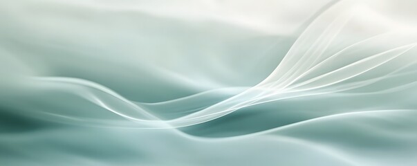 Fototapeta premium Delicate, flowing, light-toned abstract design.