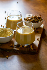 Sattu drink is a traditional, refreshing beverage made from roasted gram flour, often mixed with water, spices, and sometimes sweeteners, offering energy and digestive benefits.
