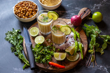 Sattu drink is a traditional, refreshing beverage made from roasted gram flour, often mixed with...