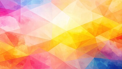 Obraz premium Vibrant Geometric Pattern of Soft Pastel Colors with Gradient Effects