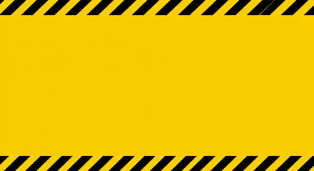 Download yellow and black striped background safety hazard warning caution attention sign graphic vector image