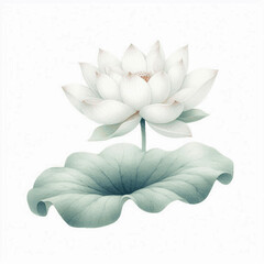  Ethereal Petals lotus isolated watercolor vector illustration svg