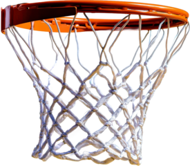 Basketball Hoop and Net Close-up