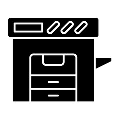 Obraz premium copy machine icon