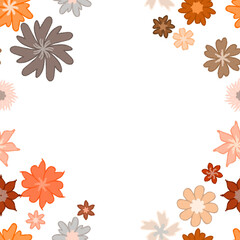 autumn leaves frame
