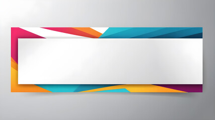 abstract web banner design template. Banner - Design Element