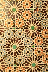 Motifs muraux du Maroc