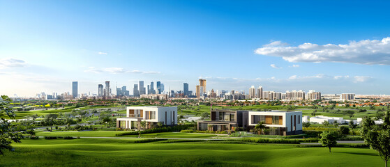 Modern Residential Homes With City View