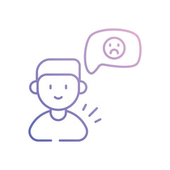 Customer feedback  icon vector stock illustration