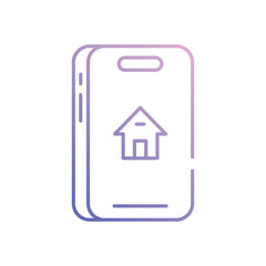 Digital shopping icon vector stock illustration