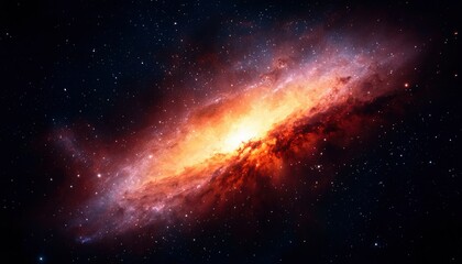 Fiery Nebula in Deep Space (1)