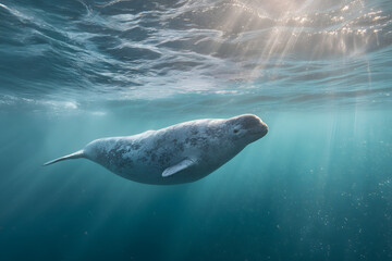 Obraz premium seal in the sea